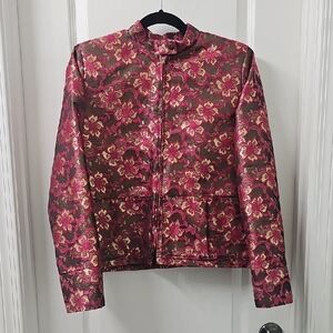 Genuine By Lemon Twist Floral Brocade Jacket